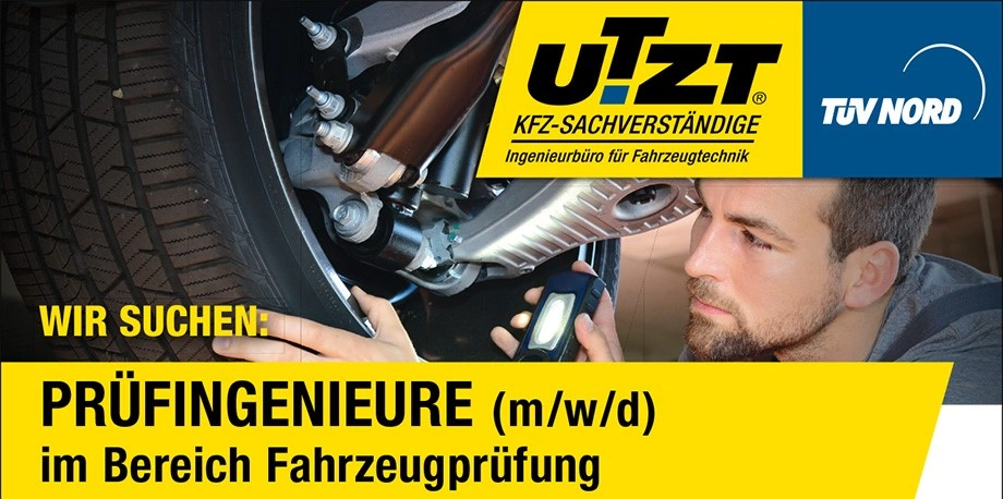 UTZT - Stellenanzeige Prüfingenieure